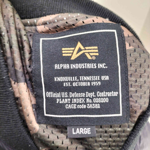 アルファインダストリーズ ALPHA INDUSTRIES MA-1 レディース JPN:L