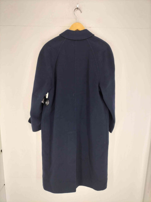 YPSILON cashmere made in italy カシミヤ100% 比翼ステンカラーコート メンズ