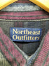 northeast outfitters マルチストライプ柄 ヘビーネルチェックシャツ メンズ XL