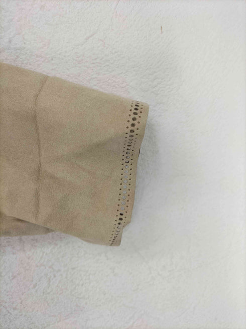 avienne rabbit fur ラビットファー切替フェイクレザー L/S シャツ レディース 40