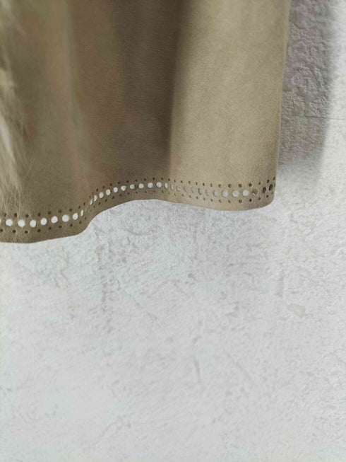 avienne rabbit fur ラビットファー切替フェイクレザー L/S シャツ レディース 40