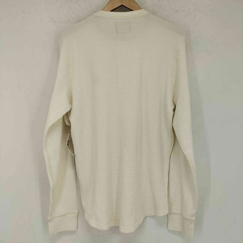アバクロンビーアンドフィッチ Abercrombie & Fitch ヘンリーネック刺繍サーマルカットソー メンズ import:L