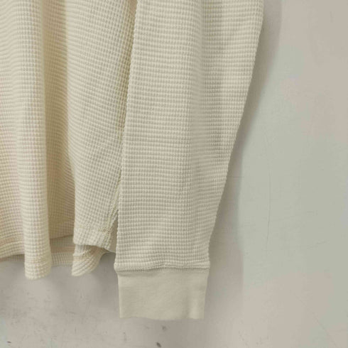 アバクロンビーアンドフィッチ Abercrombie & Fitch ヘンリーネック刺繍サーマルカットソー メンズ import:L