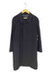 PURE CASHMERE カシミヤ100% 比翼ステンカラーコート メンズ 165