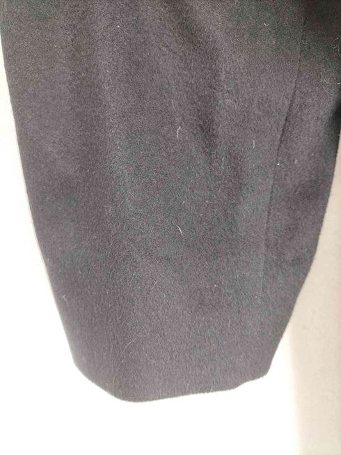 PURE CASHMERE カシミヤ100% 比翼ステンカラーコート メンズ 165