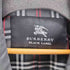 バーバリーブラックレーベル BURBERRY BLACK LABEL 裏地ノバチェック ナイロン混 比翼ステンカラーコート メンズ import:M
