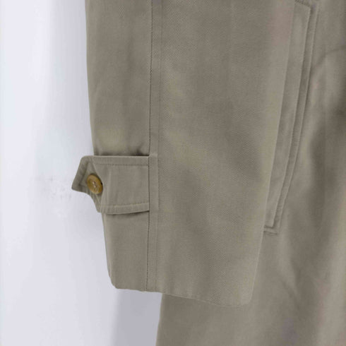 バーバリーズ BURBERRYS 英国製 裏地ノバチェック 比翼ステンカラーコート メンズ