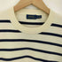 ポロラルフローレン POLO RALPH LAUREN 現行タグ ポニー刺繍 ボーダー 半袖ニット サマーニット レディース import:M