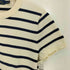 ポロラルフローレン POLO RALPH LAUREN 現行タグ ポニー刺繍 ボーダー 半袖ニット サマーニット レディース import:M