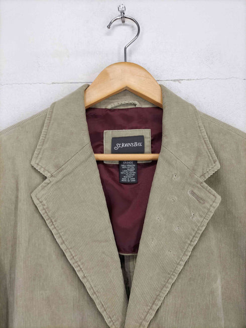 セントジョンズベイ STJOHNS BAY コーデユロイ3Bテーラードジャケット メンズ L