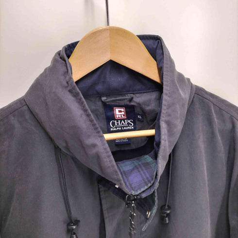 チャップスラルフローレン CHAPS RALPH LAUREN 90s ピーチスキン フード内蔵 アノラック ジャケット メンズ JPN:XL