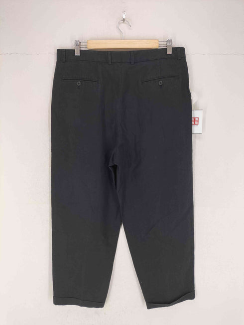 クレイボーン Claiborne 2タックリネン混ワイドスラックスパンツ メンズ 36/32
