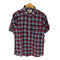 アバクロンビーアンドフィッチ Abercrombie & Fitch チェック柄ボタンダウン半袖シャツ メンズ import:L
