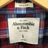 アバクロンビーアンドフィッチ Abercrombie & Fitch チェック柄ボタンダウン半袖シャツ メンズ import:L