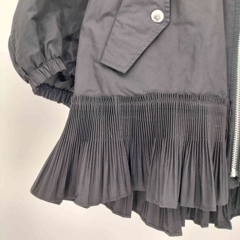 レッドヴァレンティノ RED VALENTINO Pleated Flounce Bomber Jacke レディース 38