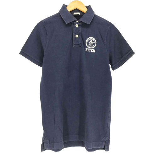 アバクロンビーアンドフィッチ Abercrombie & Fitch フロント刺繍ポロシャツ メンズ import:M
