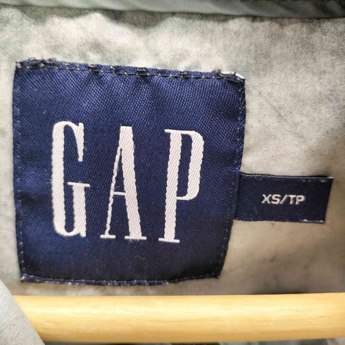 ギャップ Gap 00S デカタグ ハーフジップ ナイロン アノラック パーカー ジャケット メンズ import:XS