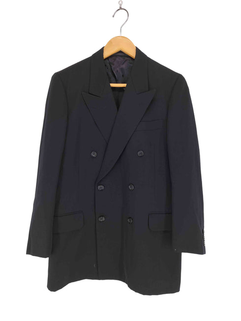 裏地ドット柄ダブルテーラードジャケット メンズ