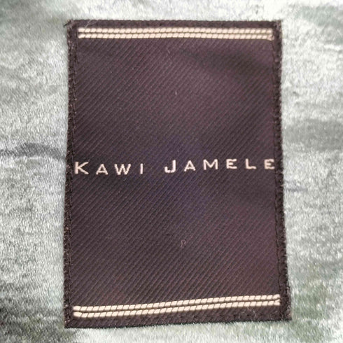 KAWI JAMELE 袖 サーベル 紋章 刺繍 ベロア トラックジャケット レディース FREE