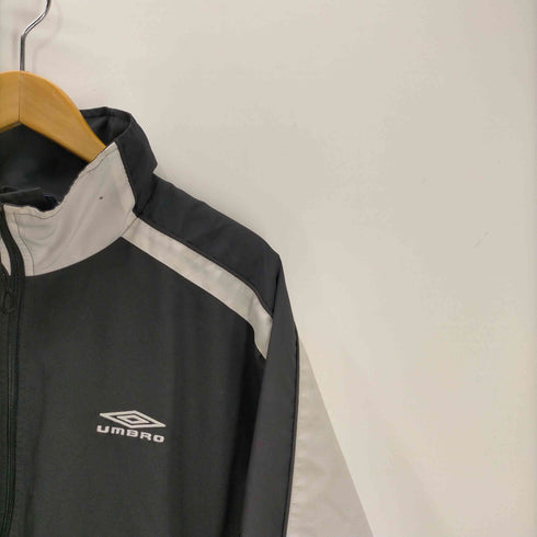 アンブロ UMBRO 90S ベクターロゴ 両面 刺繍 ポリ トラック ジャケット メンズ import:M