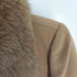 St ALMEIDA フォックスファー アンゴラウール 比翼コート レディース M-L