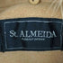 St ALMEIDA フォックスファー アンゴラウール 比翼コート レディース M-L