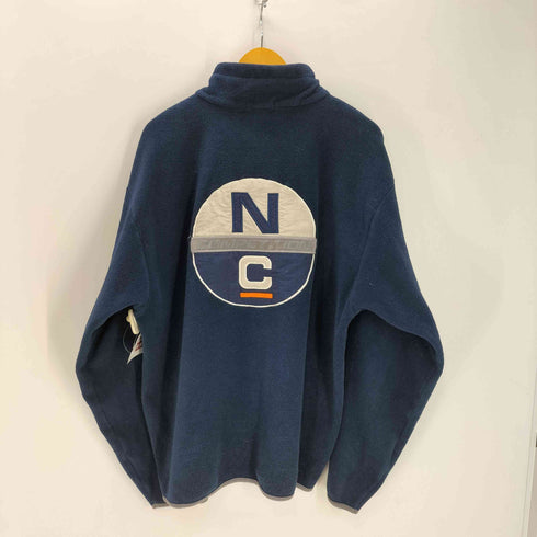 ノーティカコンプレッション NAUTICA COMPETITION 90S バック ロゴ 刺繍 ハーフジップ フリース プルオーバー メンズ import:L
