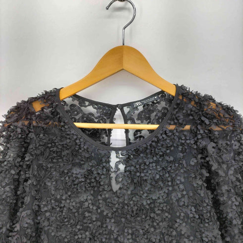 ザラ ZARA フラワーレース ワンピース レディース
