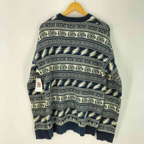 ショット Schott バンド コラボ SWEATER LIGHTNING BOLT カウチン セーター ニット メンズ import:M
