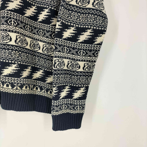 ショット Schott バンド コラボ SWEATER LIGHTNING BOLT カウチン セーター ニット メンズ import:M