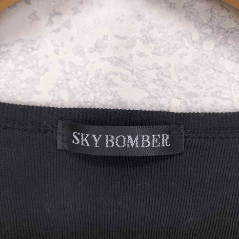 SKY BOMBER Y2K FAITHロゴプリントVネックカットソー メンズ JPN:L