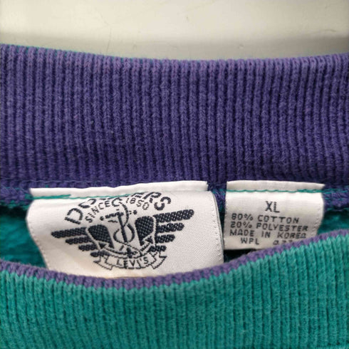 ドッカーズ DOCKERS ロゴ プリント ボーダー 裏起毛 スウェット メンズ import:XL