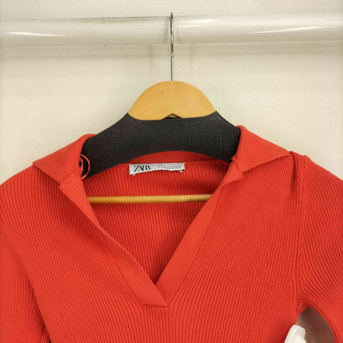 ザラ ZARA レーヨン混ニットチュニック レディース import:S