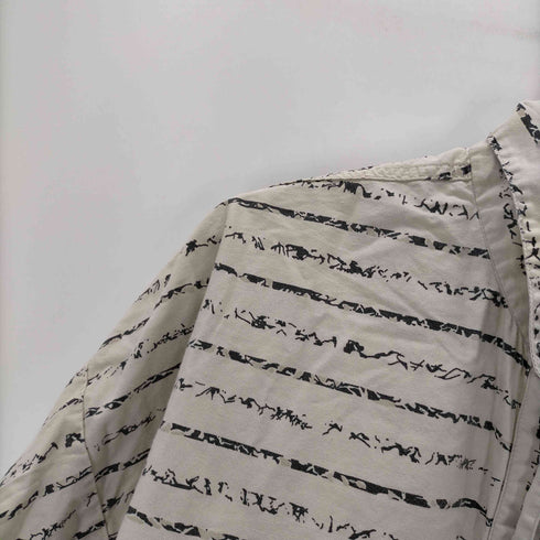 femuche 総柄 プリント デザインボタン S/S シャツ メンズ import:XL