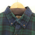 エルエルビーン L.L.Bean Slightly Fitted ブラックウォッチ ボタンダウンL/Sチェックネルシャツ メンズ M-REG