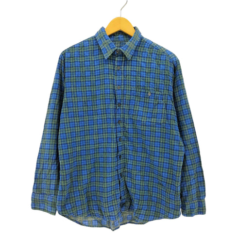 REPAGE タータンチェック プリントネルシャツ プリネル メンズ import:L