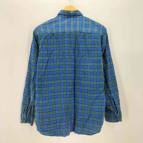 REPAGE タータンチェック プリントネルシャツ プリネル メンズ import:L