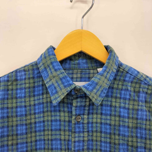 REPAGE タータンチェック プリントネルシャツ プリネル メンズ import:L