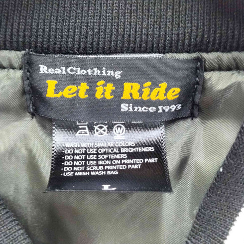 レットイットライド Let it Ride プリントスタジャン メンズ L