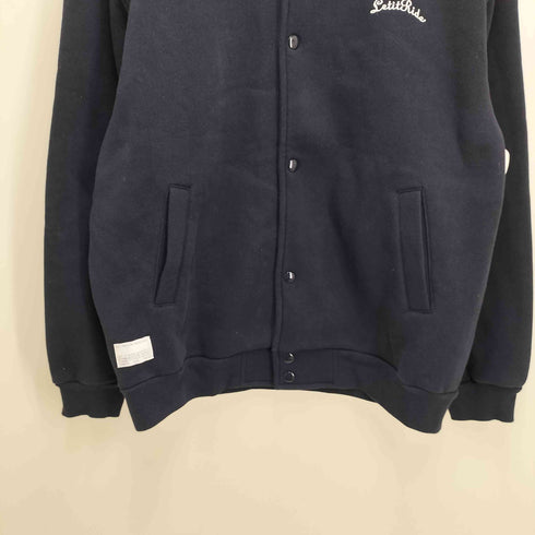 レットイットライド Let it Ride 刺繍ロゴ スウェットスタジャン メンズ L
