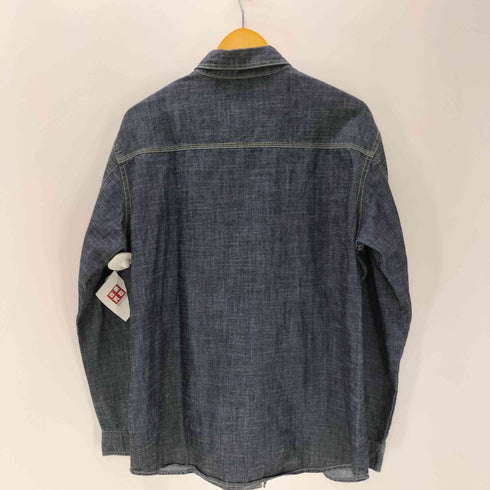 EVENRIVER ユーリティーポケット スナップボタン デニム L/S シャツ メンズ 4L