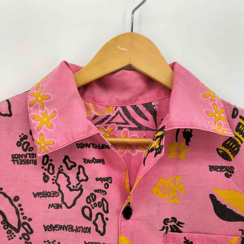 総柄アロハシャツ メンズ