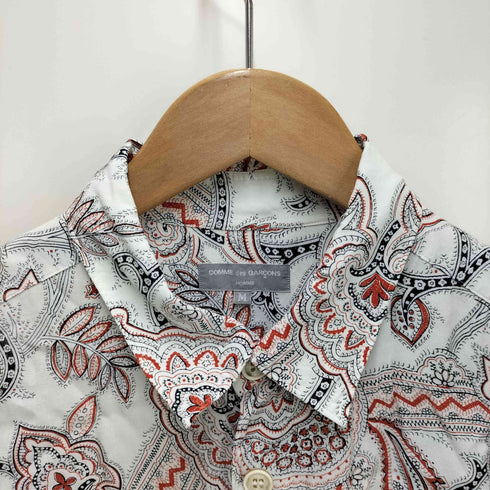 コムデギャルソンオム COMME des GARCONS HOMME 90S 田中オム ペイズリー バンダナ柄 レーヨン 長袖シャツ archive メンズ JPN:M