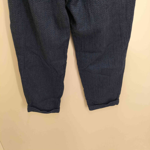 UNRIVALED コットンリネン ヘリンボーン柄パンツ メンズ JPN:3