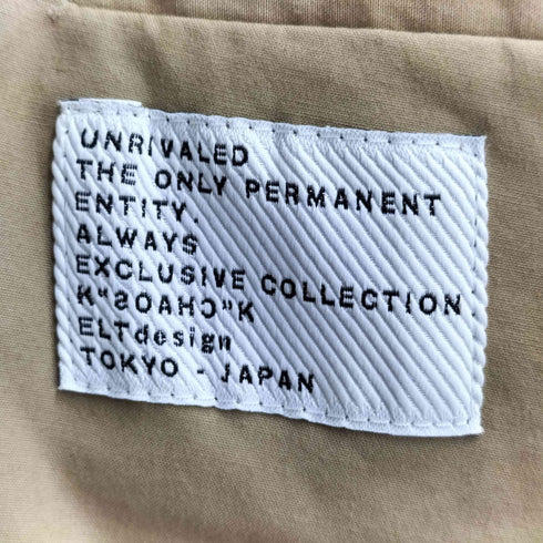 UNRIVALED 切替テーパードチノパンツ メンズ JPN:3