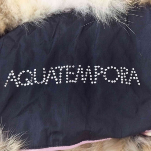 Aquatempora ファー付きロングコート レディース
