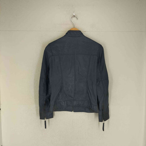 SERGIO ラムレザーシングルライダースジャケット レディース JPN:38