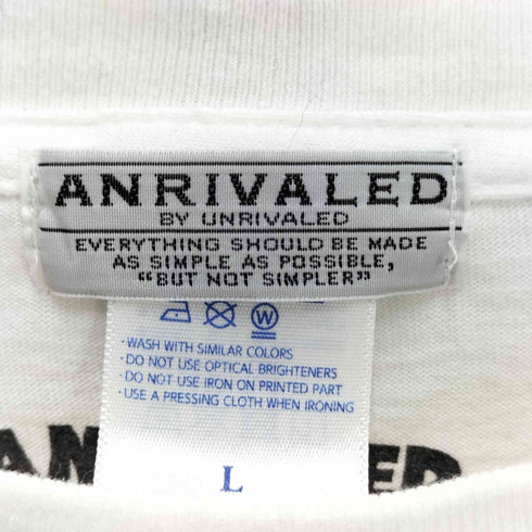 ANRIVALED リブプリント クルーネック L/S Tシャツ メンズ JPN:L