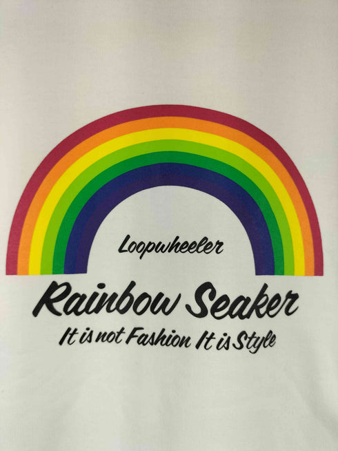 ループウィラー LOOPWHEELER LW16 Rainbow Seaker TEE メンズ JPN:L