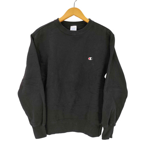 チャンピオン Champion クルーネック スウェット BLACK レディース import:M